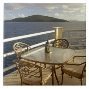 Caribbean, U.S. Virgin Islands, St. Thomas. View Tile