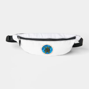 Caribbean unveiled on silk. - rainbow Sea Turtle C Bum Bags