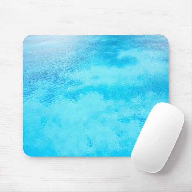 Caribbean Vacation Mouse Mat (With Mouse)