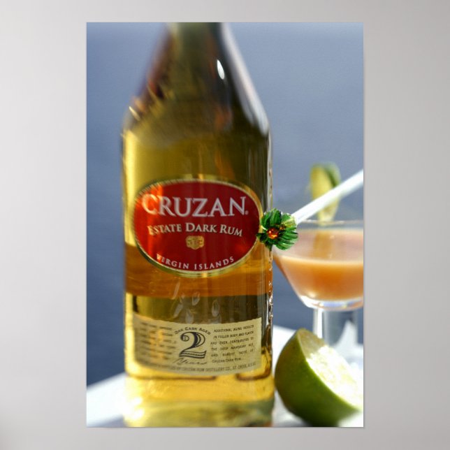 Caribbean, Virgin Islands. Cruzan Estate Dark Poster (Front)