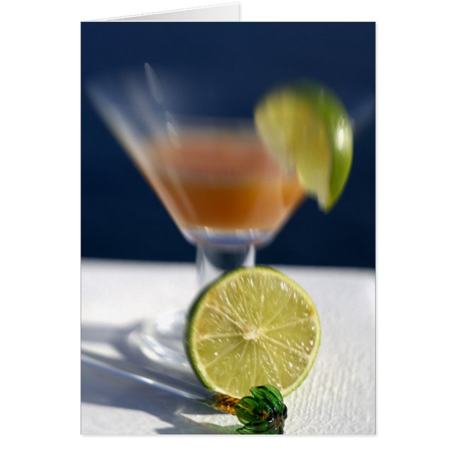 Caribbean, Virgin Islands. Tropical rum punch, (Front)