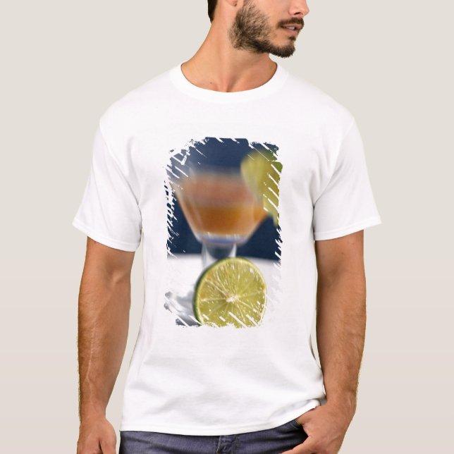 Caribbean, Virgin Islands. Tropical rum punch, T-Shirt (Front)