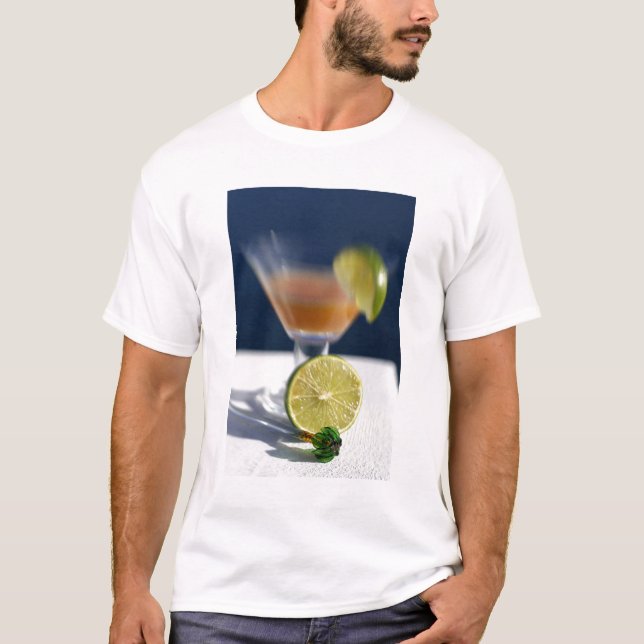 Caribbean, Virgin Islands. Tropical rum punch, T-Shirt (Front)