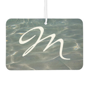 Caribbean Water Abstract Blue Nature Car Air Freshener