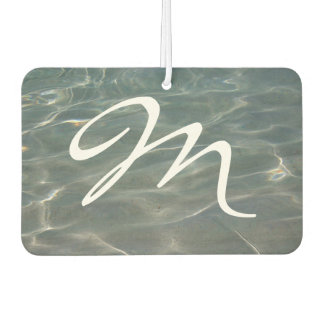 Caribbean Water Abstract Blue Nature Car Air Freshener