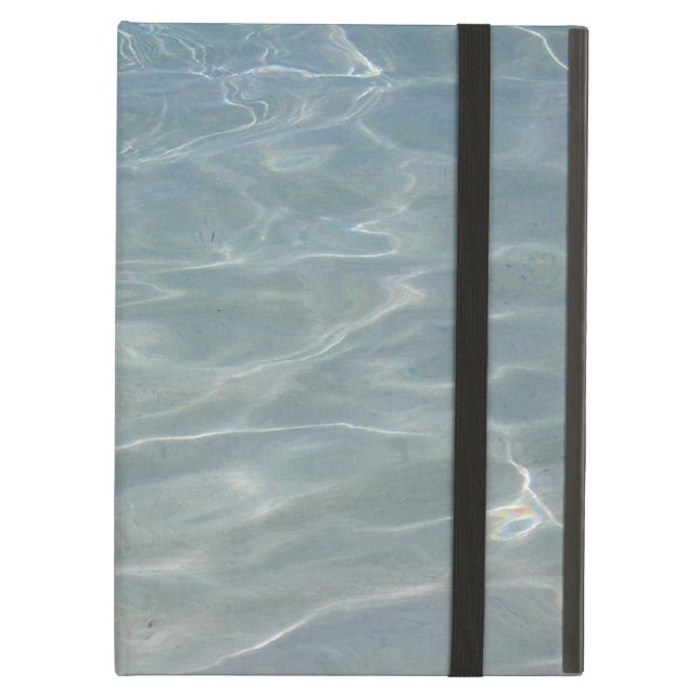 Caribbean Water Abstract Blue Nature iPad Air Cover (Front Closed)