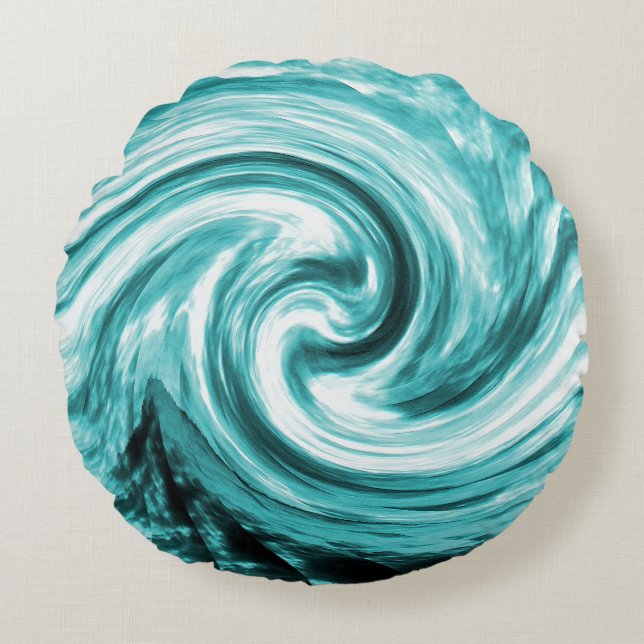 Caribbean whirlwind..... round cushion (Front)