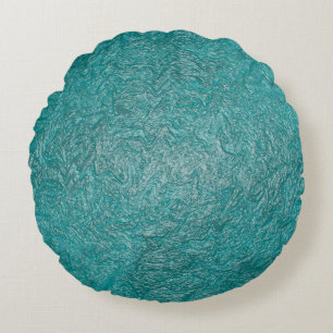 Caribbean wild waters..... round cushion