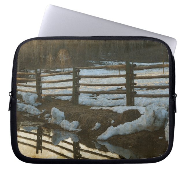 Cariboo Nature Landscape Mousemat Design Laptop Sleeve (Front)