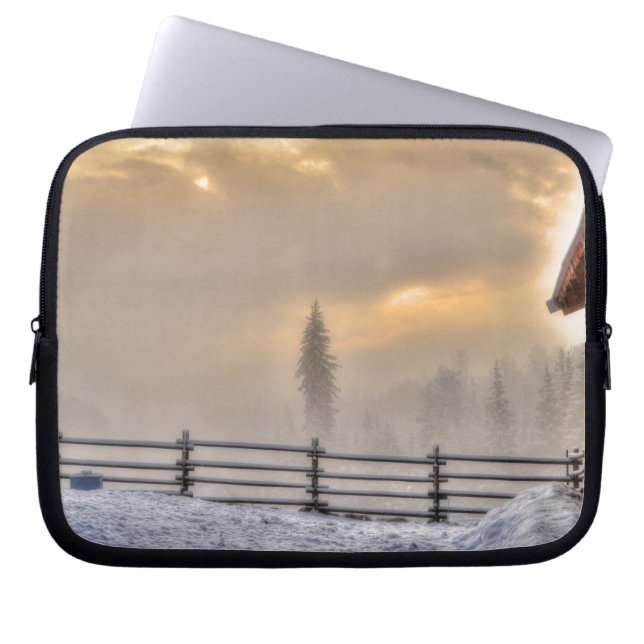 Cariboo Nature Landscape Mousemat Design Laptop Sleeve (Front)