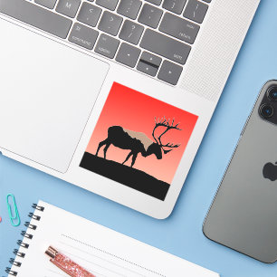 Caribou at Sunset  - Original Wildlife Art