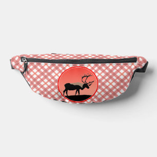 Caribou at Sunset - Original Wildlife Art Bum Bags