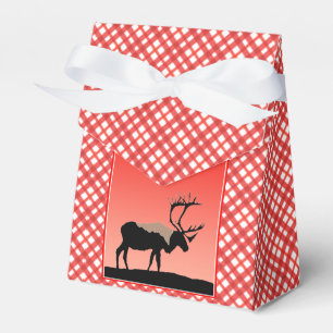 Caribou at Sunset - Original Wildlife Art Favour Box