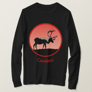 Caribou at Sunset - Original Wildlife Art T-Shirt