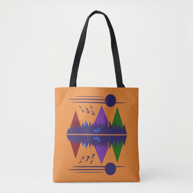 Caribou Crossing Tote Bag (Front)