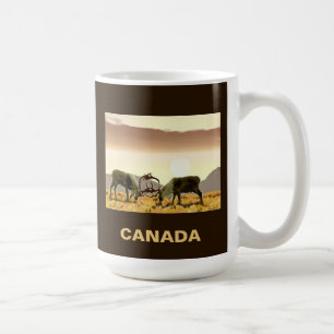 Caribou Duel - Canada Coffee Mug