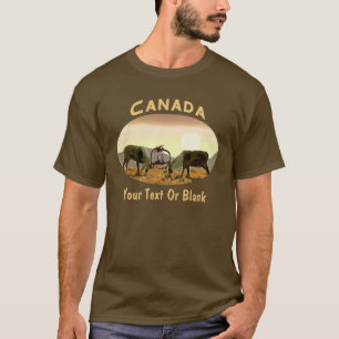 Caribou Duel - Canada T-Shirt