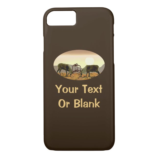 Caribou Duel Case-Mate iPhone Case (Back)