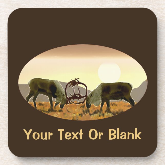 Caribou Duel Coaster (Front)