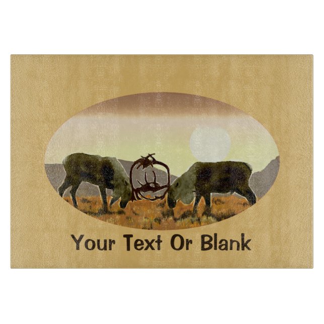 Caribou Duel Cutting Board (Front)