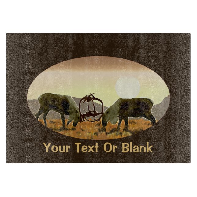 Caribou Duel Cutting Board (Front)