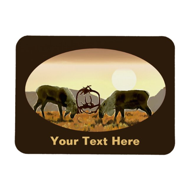 Caribou Duel Magnet (Horizontal)