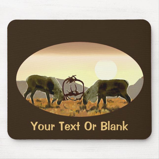 Caribou Duel Mouse Mat (Front)