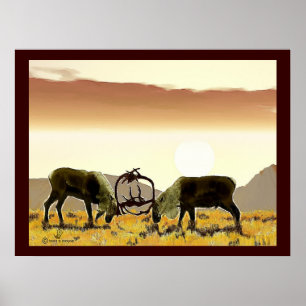 Caribou Duel Poster
