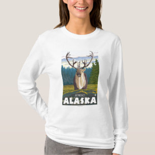 Caribou in the Wild - Juneau, Alaska T-Shirt