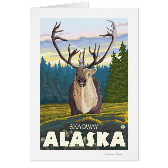 Caribou in the Wild - Skagway, Alaska (Front)