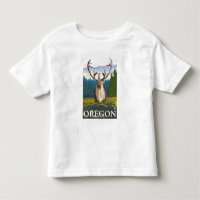 Caribou in the Wild- Vintage Travel Poster