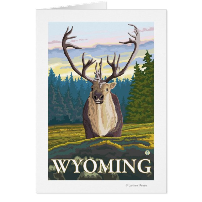 Caribou in the Wild - Wyoming (Front)