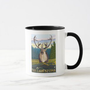 Caribou in the Wild - Yellowstone National Mug