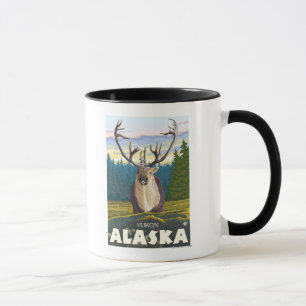 Caribou in the Wild - Yukon, Alaska Mug