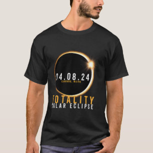 Caribou Maine Total Solar Eclipse Totality April 0 T-Shirt