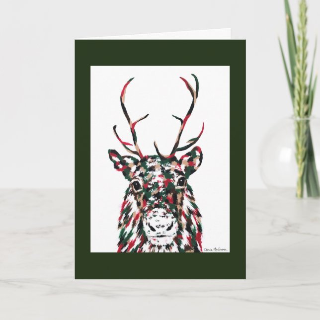 Caribou Reindeer Card (Front)