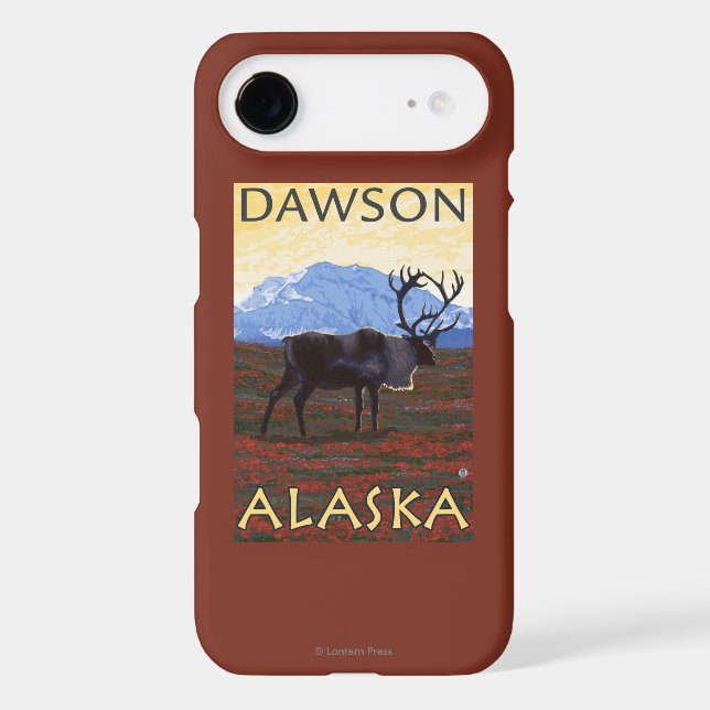 Caribou Scene - Dawson, Alaska Case-Mate iPhone Case (Back)