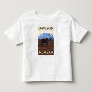 Caribou Scene - Dawson, Alaska Toddler T-Shirt