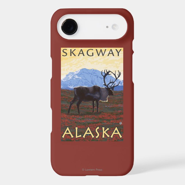 Caribou Scene - Skagway, Alaska Case-Mate iPhone Case (Back)