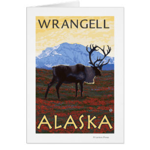 Caribou Scene - Wrangell, Alaska