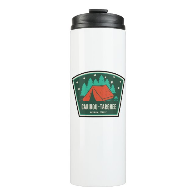 Caribou-Targhee National Forest Camping Thermal Tumbler (Front)