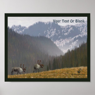 Caribou Two Poster
