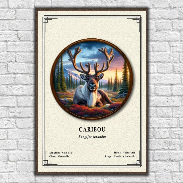 Caribou Zoology Series Poster (Creator Uploaded)