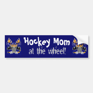 Caribous Hockey Mum bumper sticker