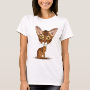 Caricature Abyssinian T-Shirt