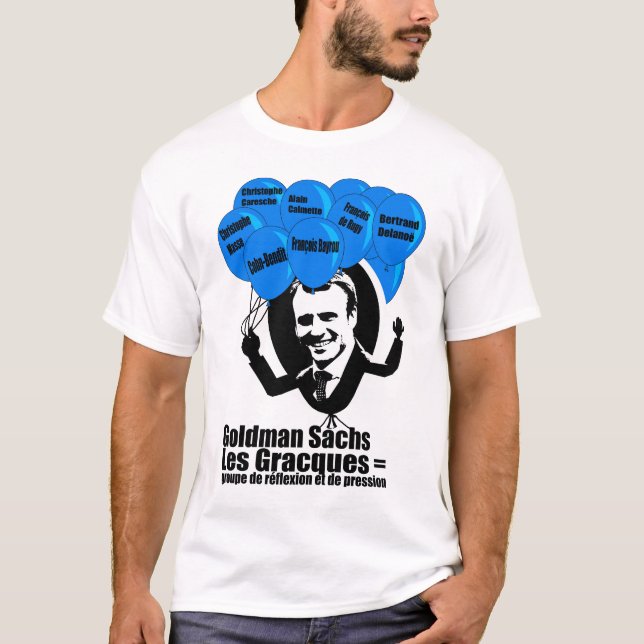 Caricature de MACRON - Elections France 2017 - M T T-Shirt (Front)