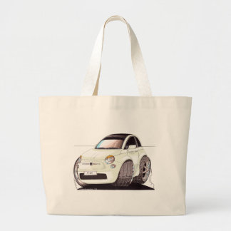 Caricature Fiat 500 way tuning! Large Tote Bag