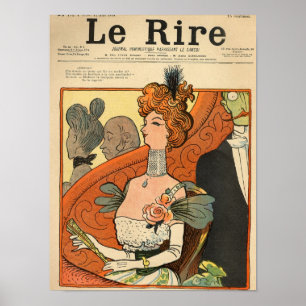 Caricature of a French Marquise Poster