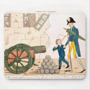 Caricature of Charles X and Henri Duc de Mouse Mat