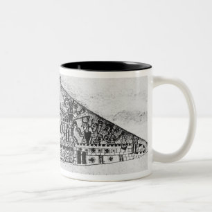 Caricature of English Jews, from a Haggadah Two-Tone Coffee Mug